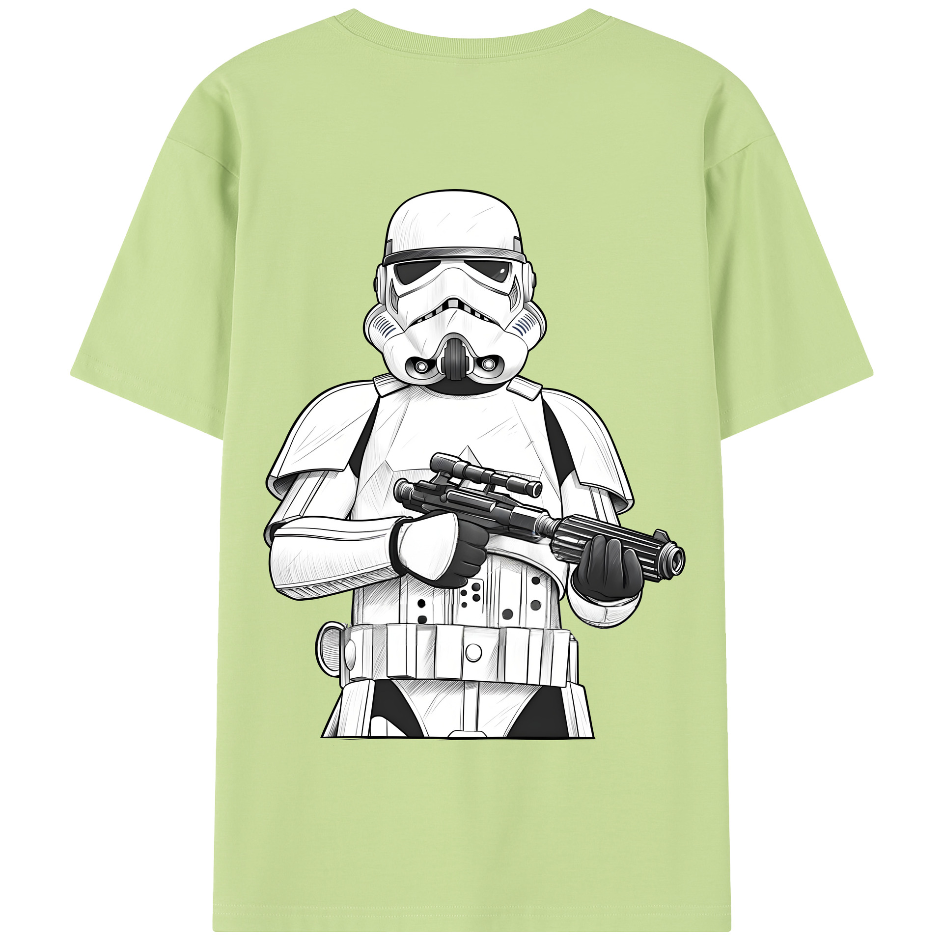 （画像用） スター・ウォーズ Star Wars 綿100％半袖Tシャツ（背面プリント）
